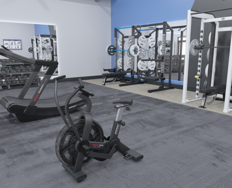 an image of Assault Fitness equipment within a facility designed by Aktiv Solutions