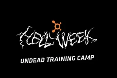 a promotional image for Orangetheory's Hell Week 2024