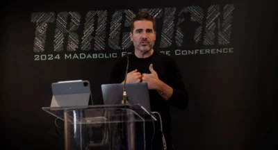 an image of MADabolic's Brendon Cullen at the conference