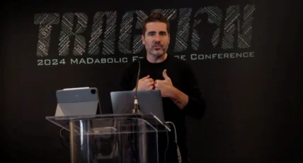an image of MADabolic's Brendon Cullen at the conference