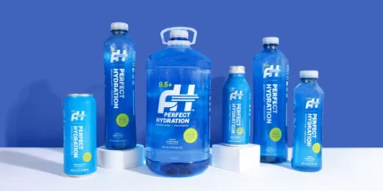 Perfect Hydration's new water bottle packaging