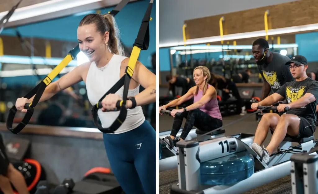 people working out at Chuze Fitness