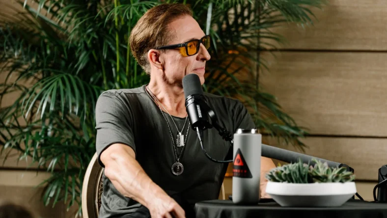 close-up of Dave Asprey speaking at a conference