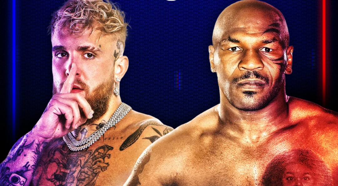 Mike Tyson and Jake Paul for BHOUT