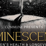 a promo image for Luminescence, a health and longevity summit for women hosted by Commune