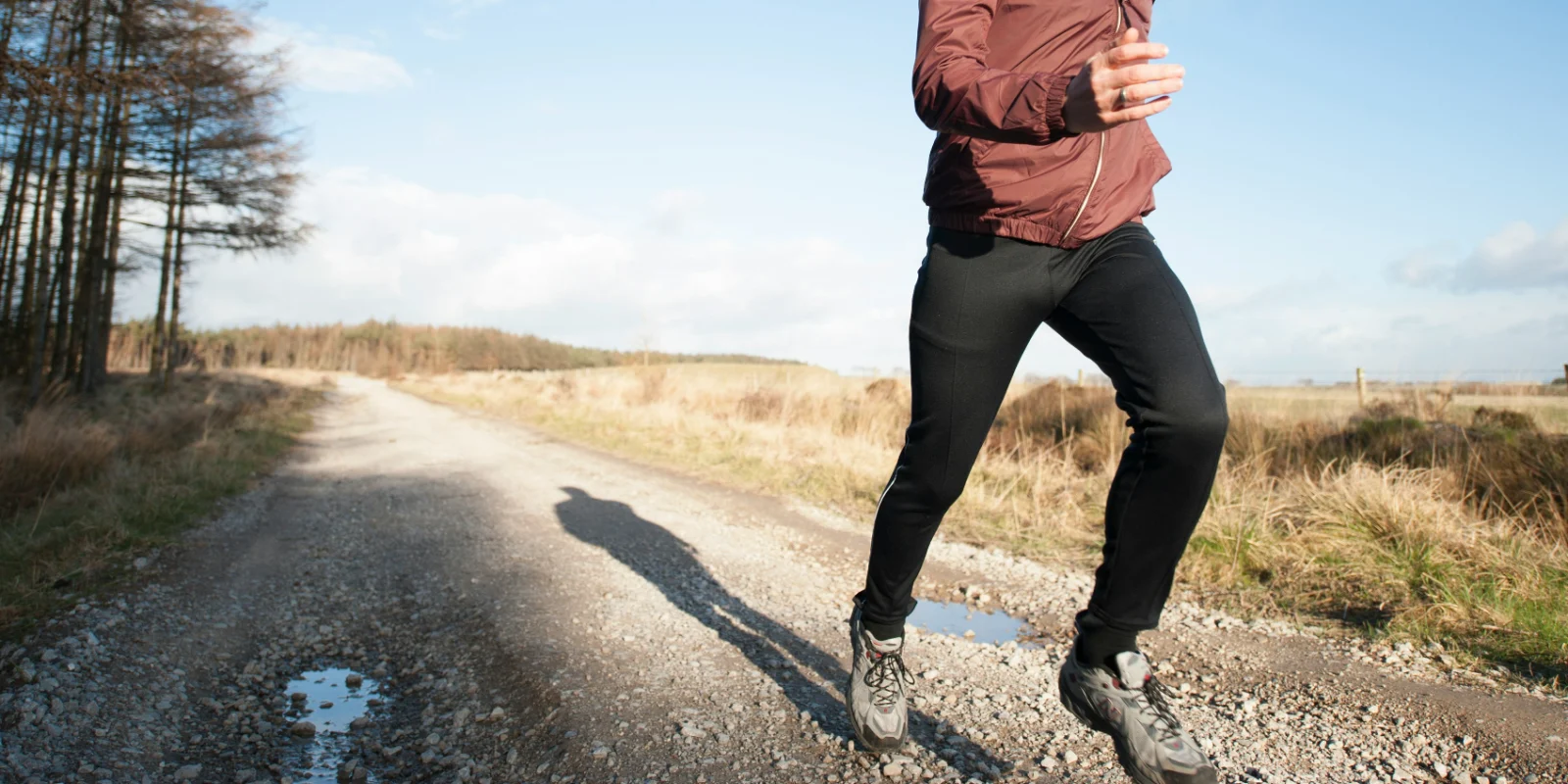 a man running