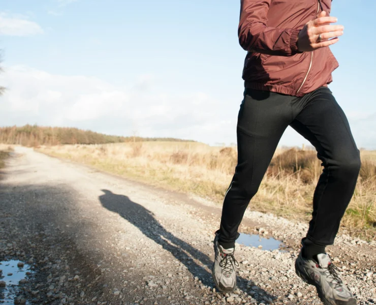 a man running