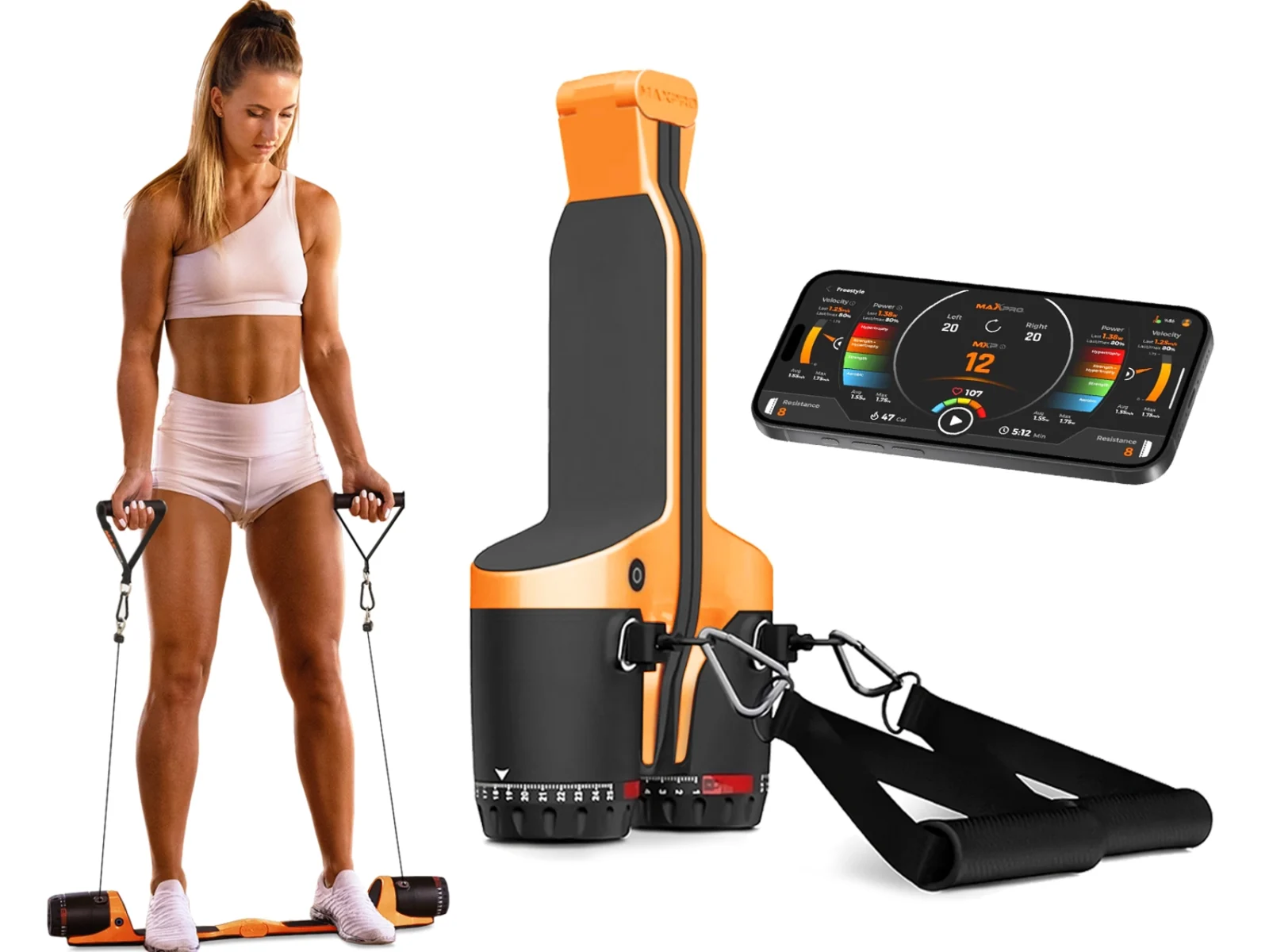 The Maxpro Smart home gym cable system, which can now connect seamlessly to LG TVs across the globe.