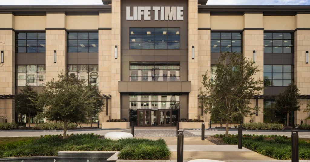 an exterior image of Life Time 