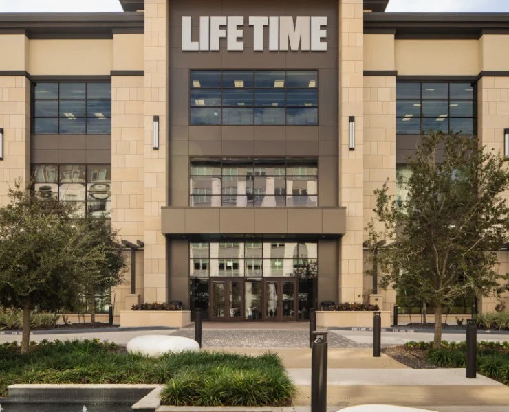 exterior of a Life Time location