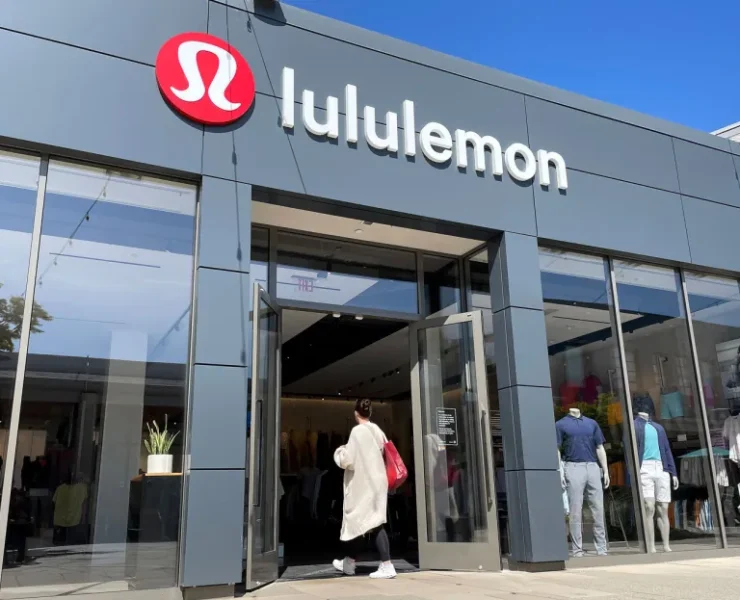 Lululemon storefront in California