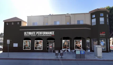 An exterior shot of Ultimate Performance's upcoming location in Santa Monica