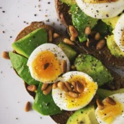 eggs on avocado toast