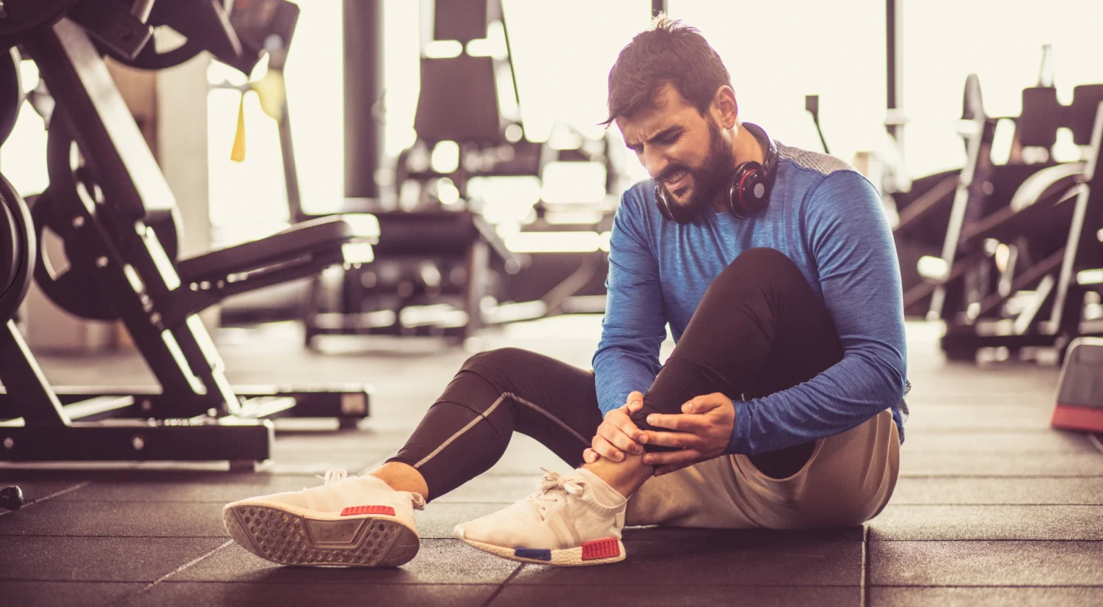 Man injured in gym