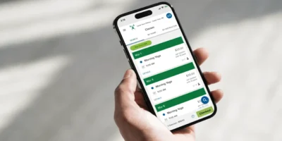 phone in person's hand