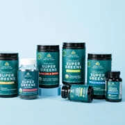 an image of supergreens products from Ancient Nutrition, which was just acquired by Wellful.