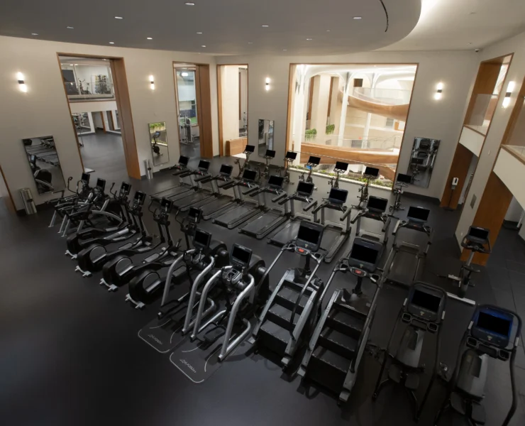 an image of a fitness center within a building