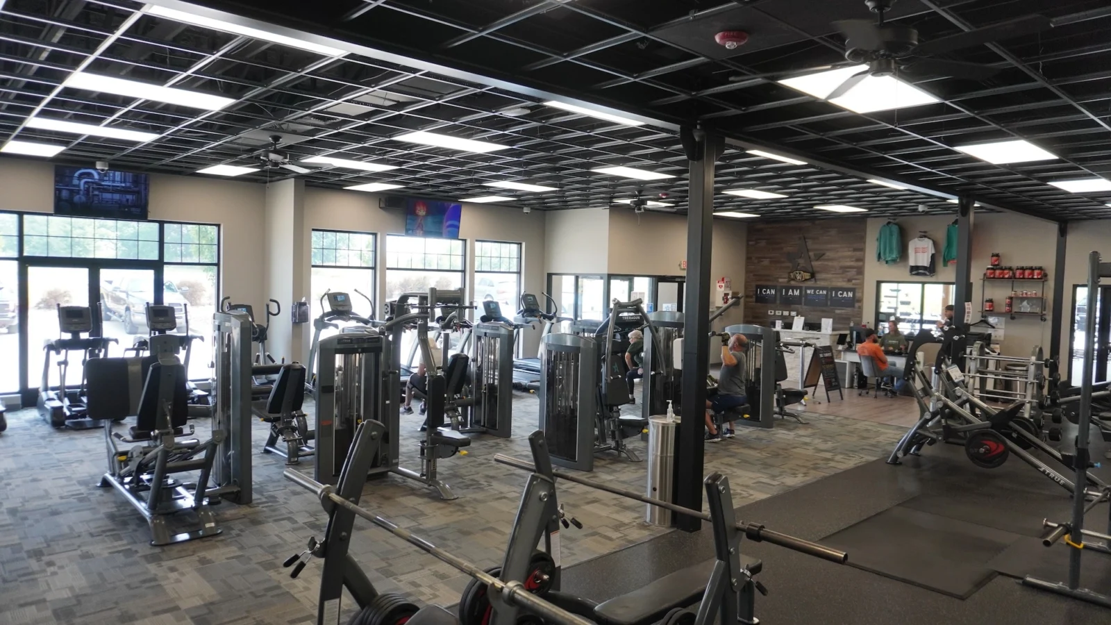 equipment inside a Fitness Premier gym