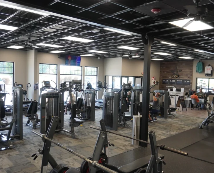 equipment inside a Fitness Premier gym