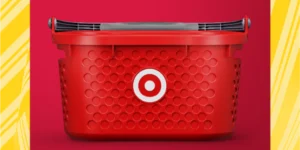 A Target shopping basket