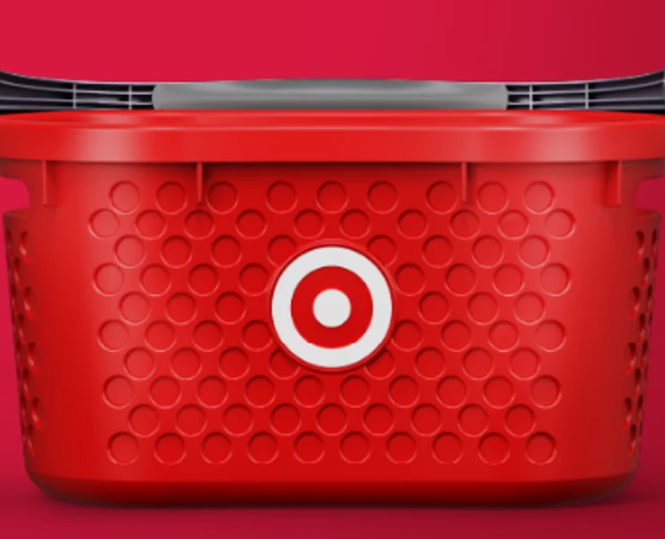 A Target shopping basket