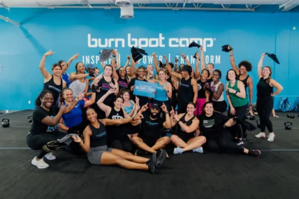a group of Burn Boot Camp members