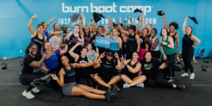 a group of Burn Boot Camp members