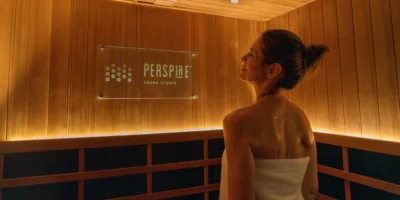 an interior image of a Perspire Sauna Studio