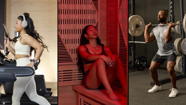 People running, recovering and lifting