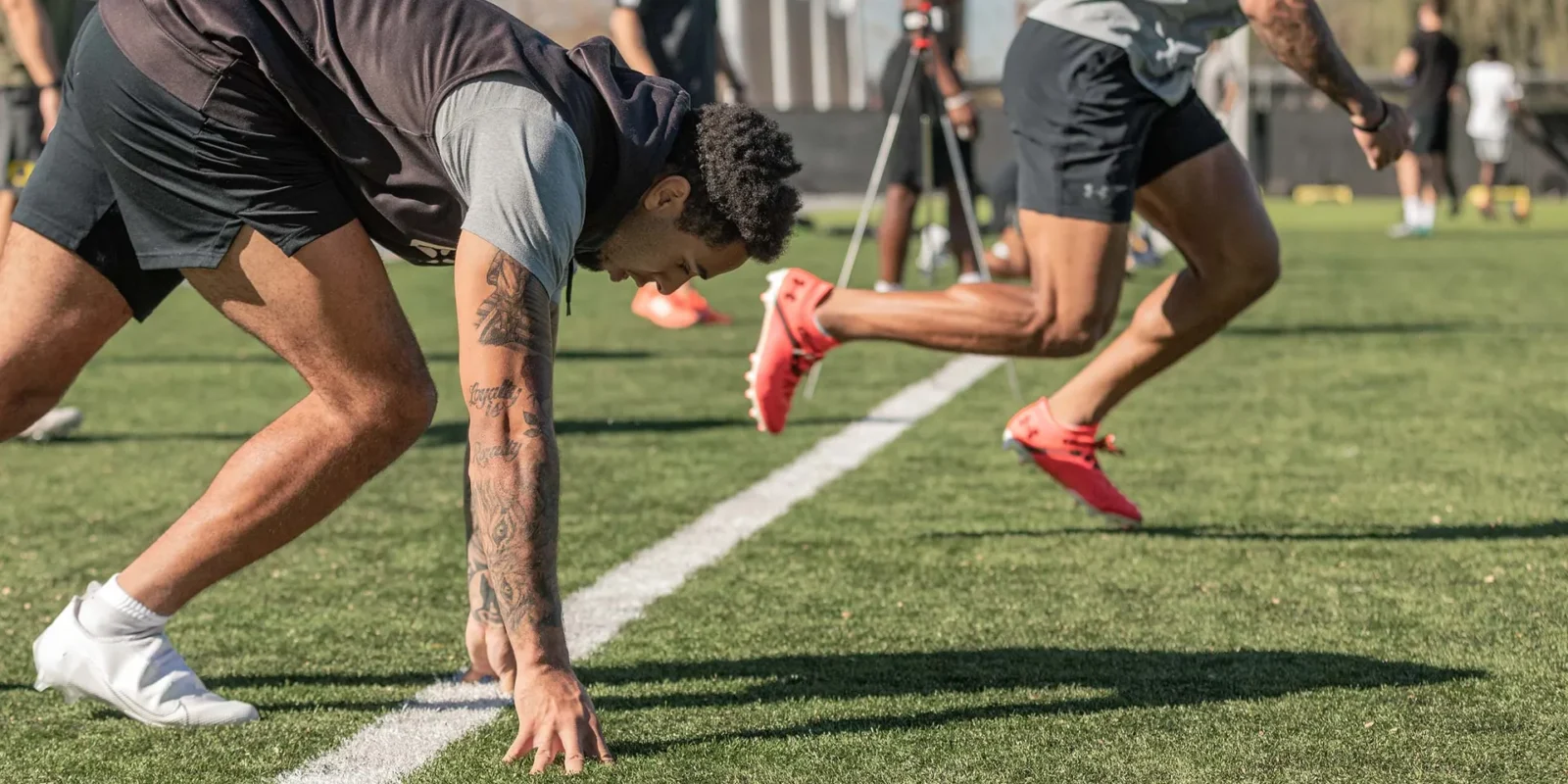 men's football training camp