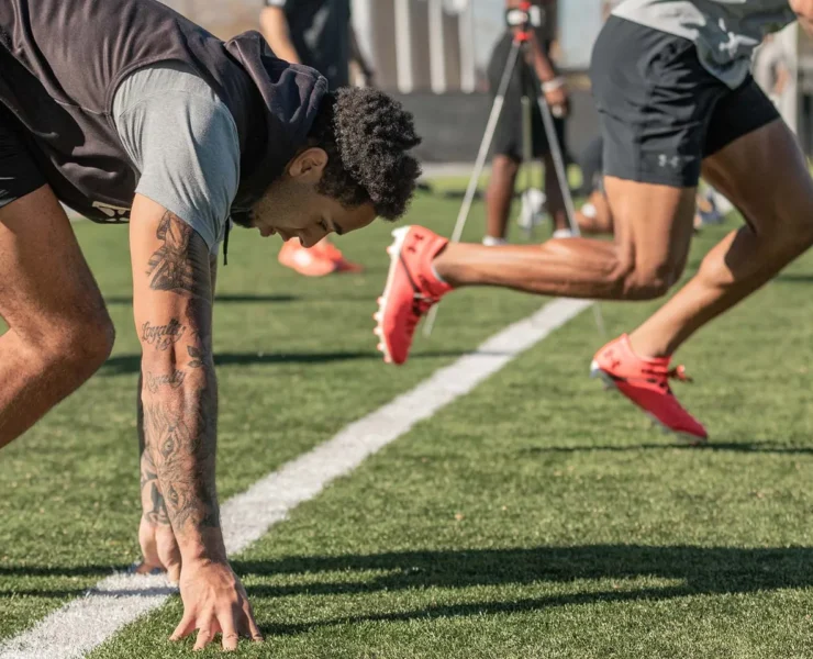 men's football training camp