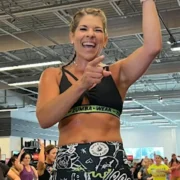 an image of 2023's Ultimate Wellness Sunday at Pembroke Gardens with a Zumba instructor