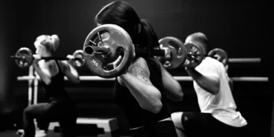 women lifting weights