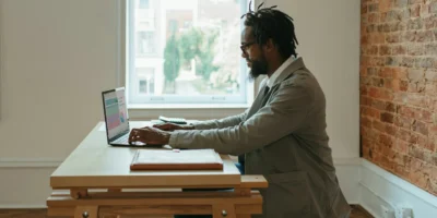 Man Sitting Ergonomic