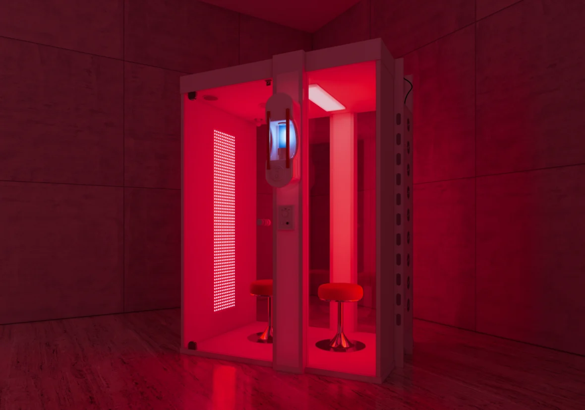 Halotherapy booth