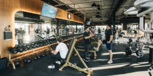 gym floor inside Recess Fitness