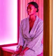 a sauna at Balian Springs