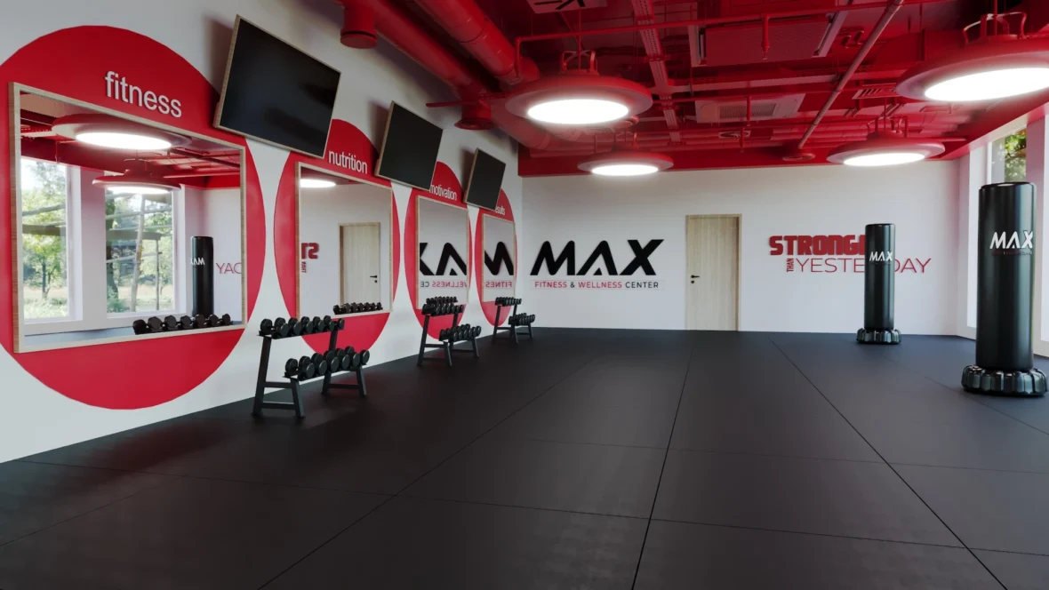 interior of a MAX Fitness & Wellness Center