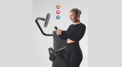 Woman using EGYM Genius