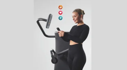 Woman using EGYM Genius