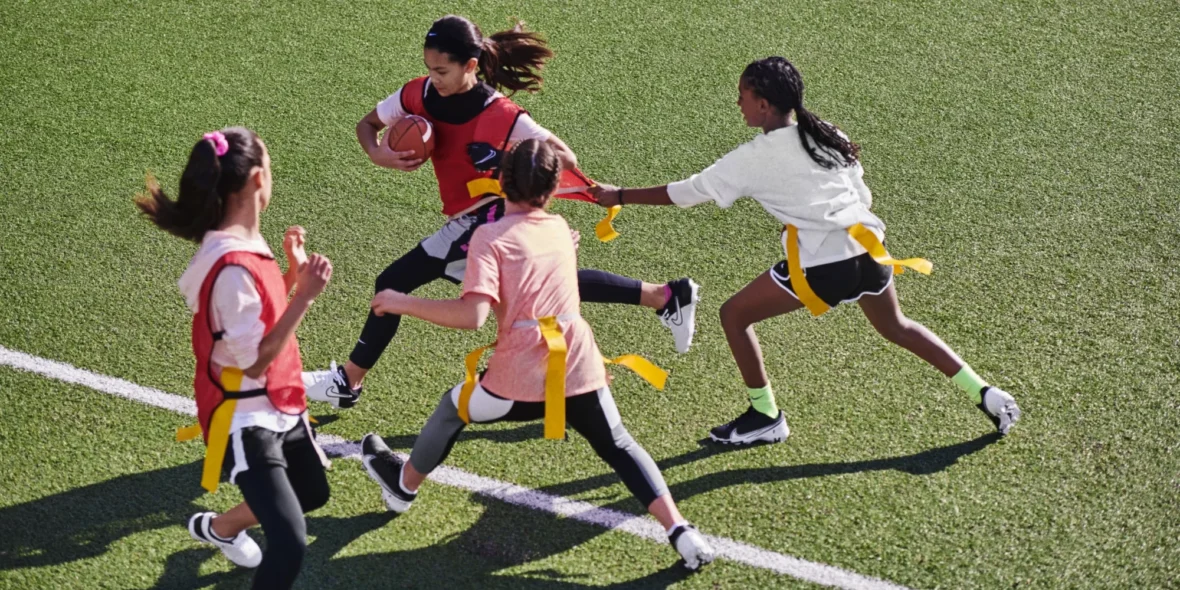 girls on a field/youth sports