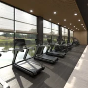 Matrix fitness in luxury hotel