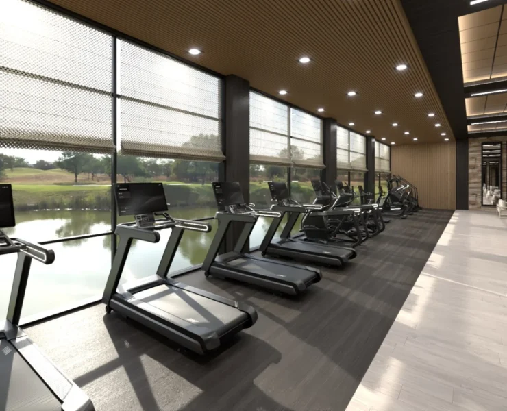 Matrix fitness in luxury hotel