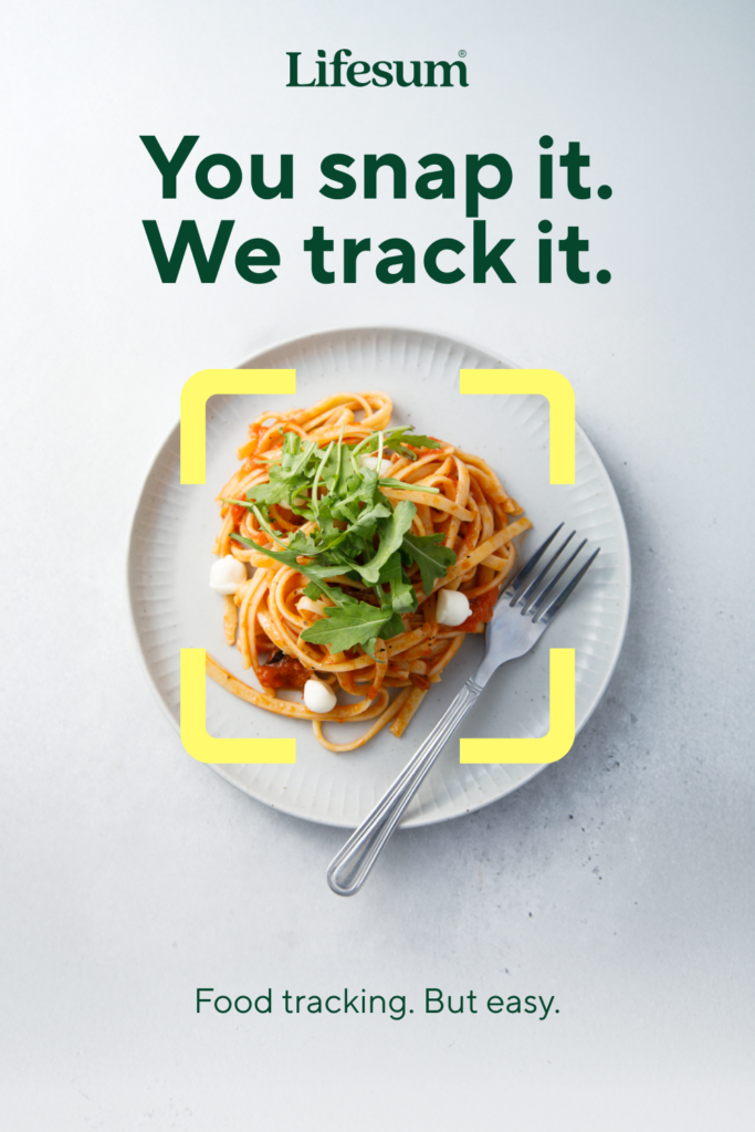 a Lifesum promo pic of a plate 