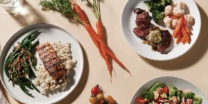 an image of healthy, high-protein food from Life Time's new challenge