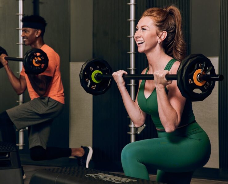 woman at Crunch Fitness