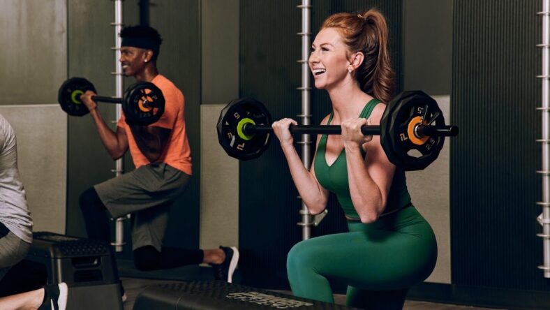 woman at Crunch Fitness