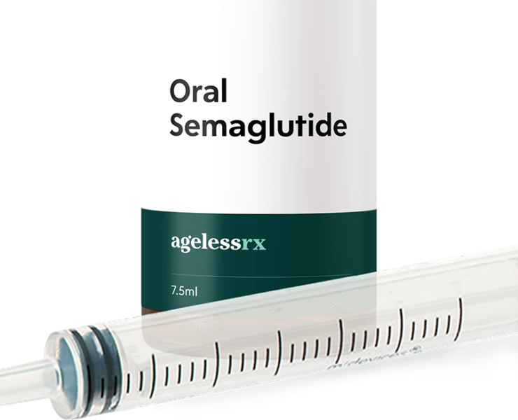 AgelessRx oral semaglutide drops