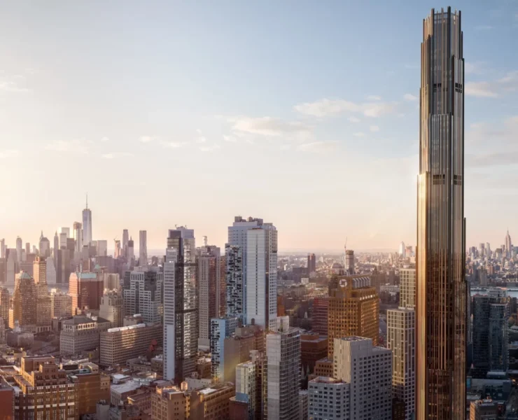 An image of the Brooklyn skyline