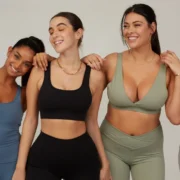Four female models for activewear brand Tala.